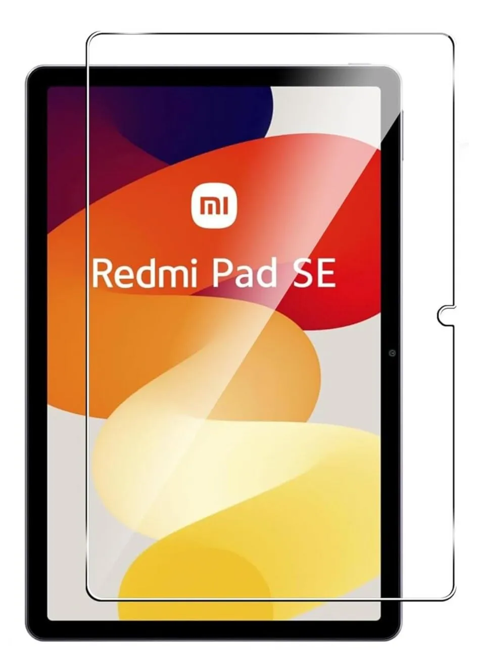 واقي شاشة لهاتف Xiaomi Redmi Pad SE مقاس 11 بوصة، واقي شاشة من الزجاج المقوى بقوة 9H، حافظة مضادة للخدش بحافة 2.5D فائقة الوضوح-1