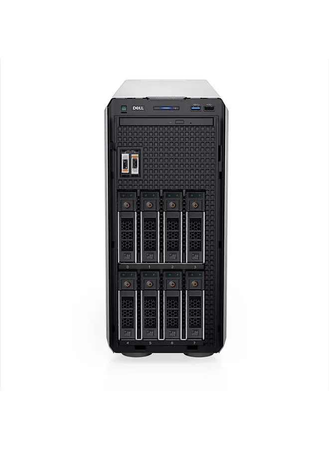 كمبيوتر برجي سيرفر باور إيدج T350، معالج Xeon E- 2314/ ذاكرة وصول عشوائي سعة 16 جيجابايت/ محرك أقراص صلبة سعة 2 تيرابايت/ بطاقة رسومات إنتل آيريس Xe/ نظام تشغيل DOS (بدون نظام تشغيل Windows) أسود-2