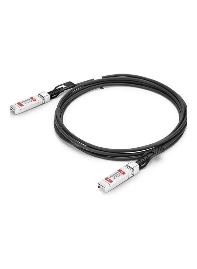 كابل SFPH10GBACU10M متوافق مع كابل توينكس نشط من النحاس بموصل 10G SFP بلس واتصال مباشر بطول 10 أمتار أسود-2