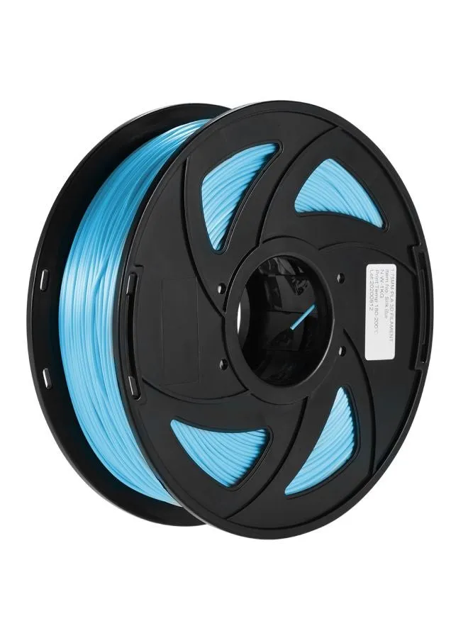 Silk PLA 3D Printer Filament Spool Blue-1