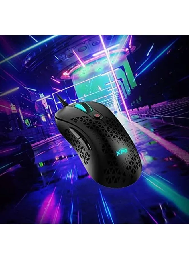 ماوس الألعاب السلكي Slingshot: 12K Dpi قابل للتخصيص Rgb 100% Ptfe Skates 73G أسود-2