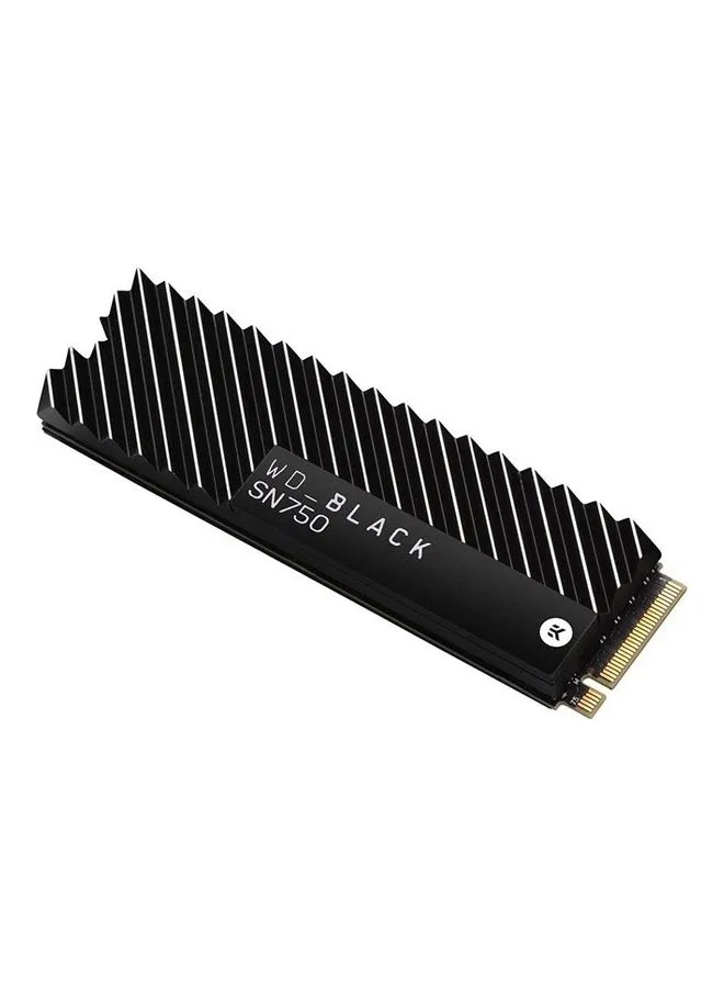 محرك أقراص الحالة الصلبة SSD للألعاب الداخلي SN750 NVMe مع مبدد حراري - Gen3 PCIe، M.2 2280، 3D NAND، حتى 3400 ميجابايت/ثانية-1