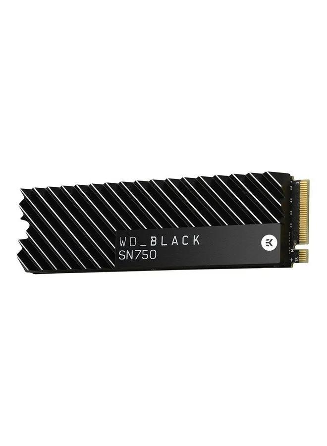 محرك أقراص الحالة الصلبة SSD للألعاب الداخلي SN750 NVMe مع مبدد حراري - Gen3 PCIe، M.2 2280، 3D NAND، حتى 3400 ميجابايت/ثانية-2