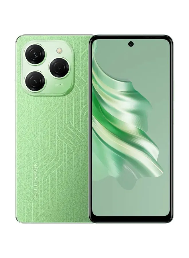 هاتف Spark 20 Pro ثنائي الشريحة Magic Skin 2.0 باللون الأخضر وذاكرة وصول عشوائي (RAM) سعة 8+8 جيجابايت وذاكرة داخلية سعة 256 جيجابايت يدعم تقنية 4G - إصدار الشرق الأوسط-1