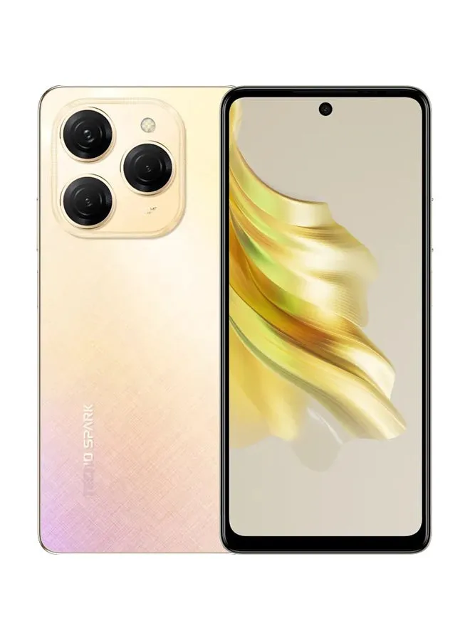 هاتف Spark 20 Pro ثنائي الشريحة بلون Sunset Blush وذاكرة وصول عشوائي (RAM) سعة 8+8 جيجابايت وذاكرة داخلية سعة 256 جيجابايت ويدعم تقنية 4G - إصدار الشرق الأوسط-1