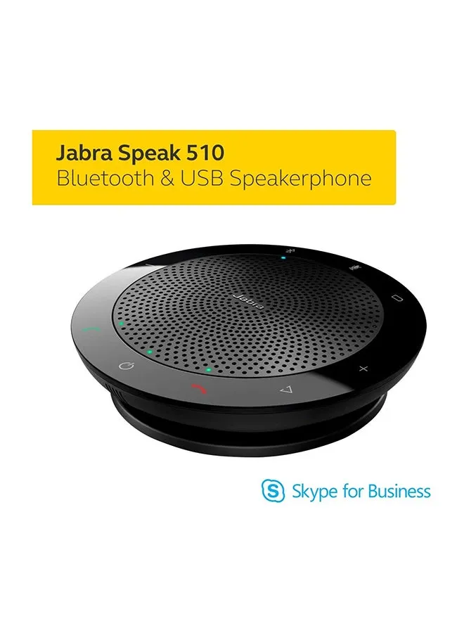 مكبر صوت بلوتوث لاسلكي Speak 510 MS مع محول Link 370 USB - جودة صوت رائعة، مكبر صوت محمول للمؤتمرات لعقد الاجتماعات في أي مكان - معتمد لفرق Microsoft-2