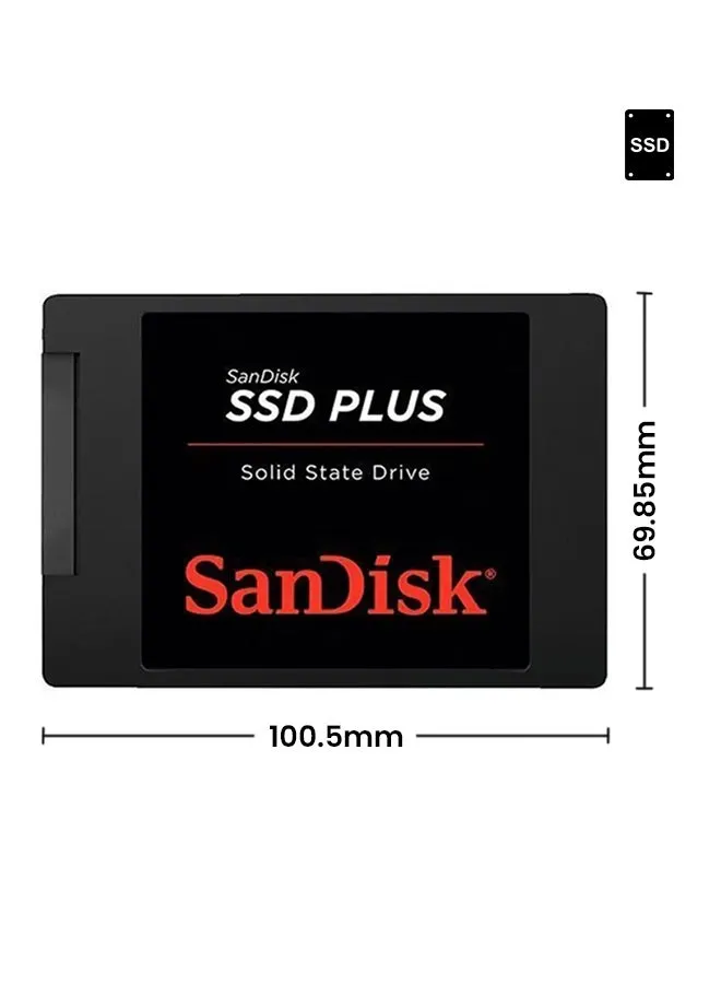 محرك أقراص ثابتة داخلي SSD بلس أسود-1