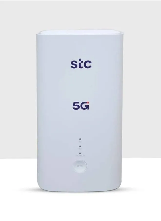 راوتر STC 5G CPE 5 - راوتر 5G قوي باللون الأبيض للمنزل والمكتب-1