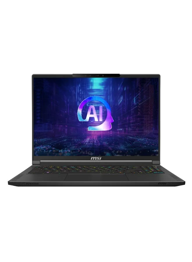 Stealth A16 AI Laptop With 16-Inch QHD (2560x1600) Display, AMD Ryzen 9-370HX Processor/32GB RAM/1TB SSD/8GB Nvidia GeForce RTX 4070 Graphics Card/Windows 11 English/Arabic Core Black-1