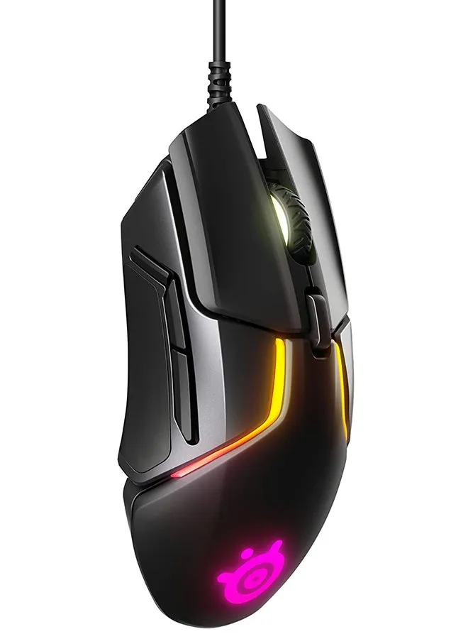 SteelSeries Rival 600 - ماوس ألعاب - مستشعر بصري مزدوج TrueMove3+ بدقة 12000 نقطة في البوصة - مسافة رفع 0.05 - نظام وزن، أسود-2