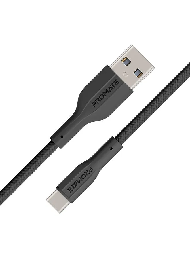 كابل بيانات وشحن فائق المرونة USB-C بطول 1 متر-1