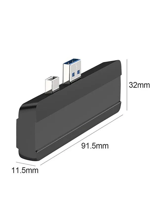 محور/محطة إرساء USB 3.0 لجهاز Surface Pro 4 و5 و6، محول Takya USB 3.0x3، قارئ بطاقات الذاكرة SD وTF/Micro SD، Mini DP إلى HDMI 4K، تصميم خاص لجهاز Microsoft Surface Pro من الجيل الرابع والخامس والسادس-2