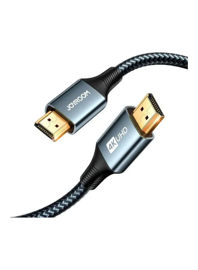 كابل محول Sy-20H1 من HDMI إلى HDMI (بدقة 4K@60Hz) رمادي-1