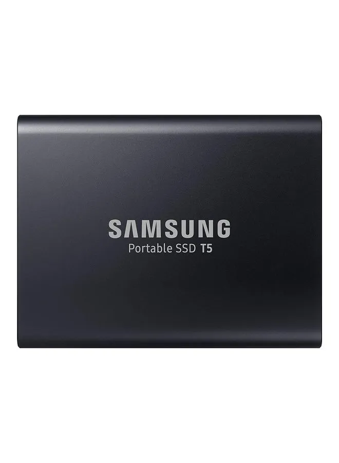 محرك أقراص SSD خارجي T5 محمول سعة 2 تيرابايت بسرعة تصل حتى 540 ميجابت في الثانية بمنفذ USB 3.1 (طراز MU-PA2T0B/WW) لون أسود.-1