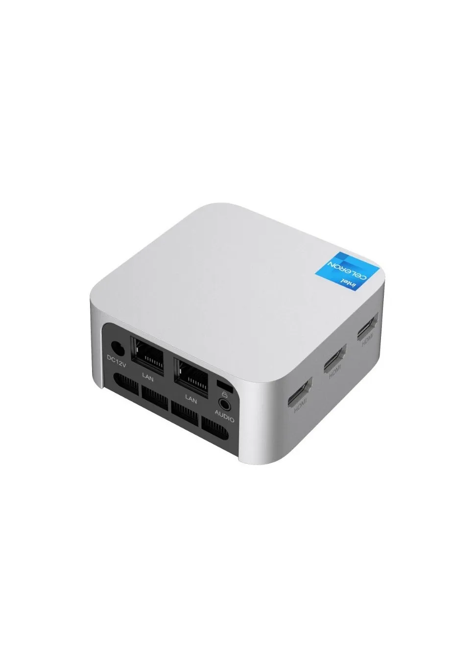 T8 Plus Mini PC SSD Windows 11 Computer Dual LAN Three HD Firewall Server wifi 5(Intel Celeron N100 8G RAM, 128GB SSD)-1