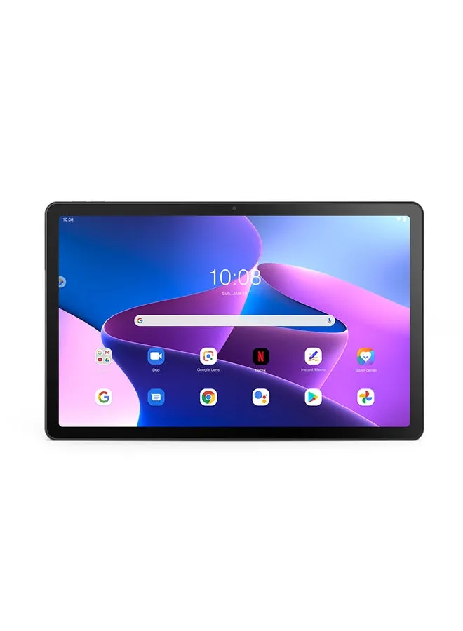 Tab M10 Plus (الجيل الثالث) شاشة 10.61 بوصة بدقة FHD، ذاكرة وصول عشوائي 4 جيجابايت، 128 جيجابايت، واي فاي، رمادي ستورم - إصدار الشرق الأوسط مع قلم دقيق 2 + حافظة فوليو بالداخل-2