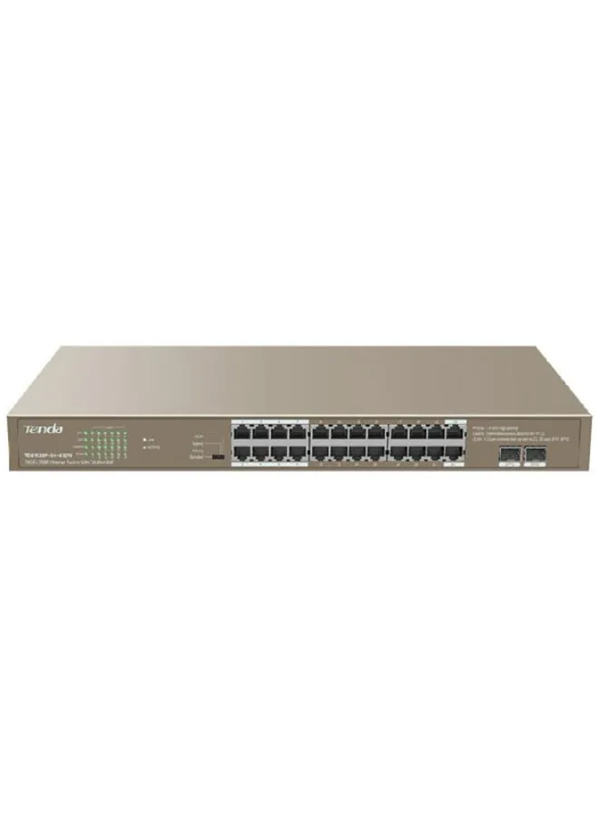 TEG1126P-24-410W 24GE + 2SFP محول إيثرنت مع 24 منفذ PoE-1