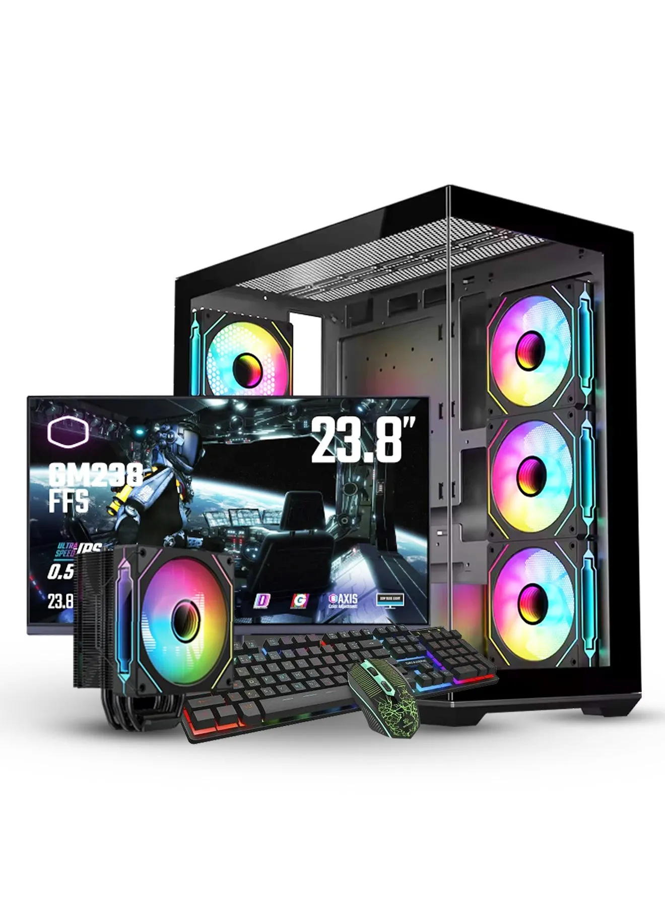 Thermo Gaming PC i5-12400F, RTX 4060 VIDEO CARD, 16GB MEMORY, 1TB M.2, Combo-1