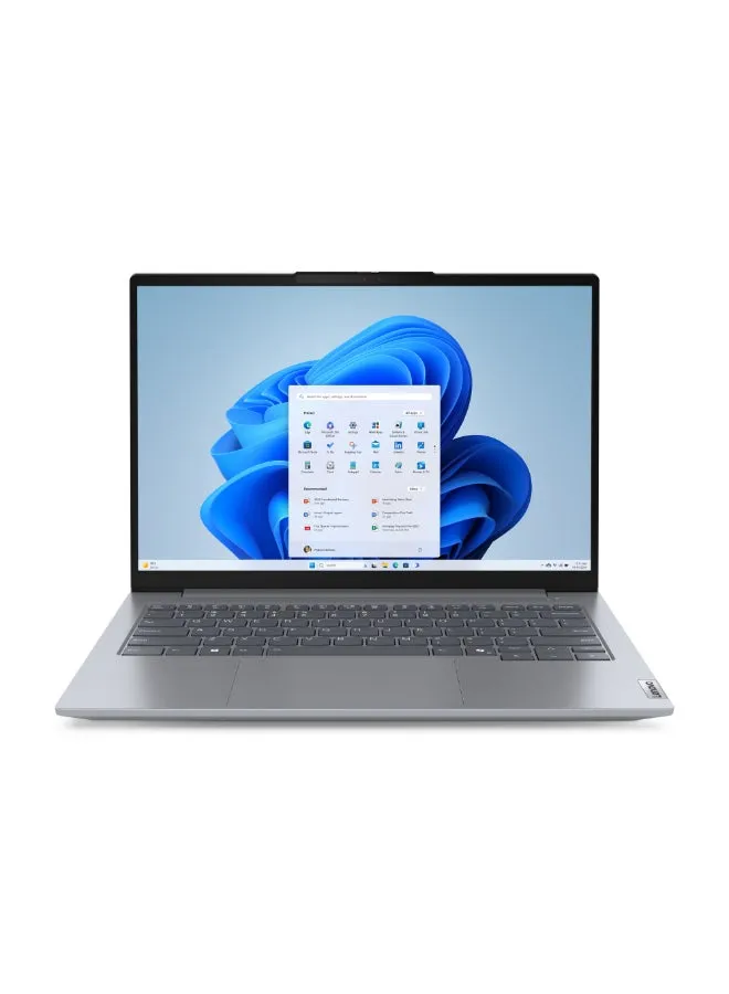 Thinkbook 14 Laptop With 14-Inch Display, Core Ultra 5 125U Processor/16GB RAM/512GB SSD/Intel Arc Graphics/Windows 11 Pro English/Arabic Arctic Grey-1