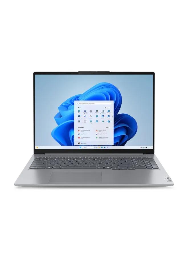 Thinkbook 16 Laptop With 16-Inch Display, Core Ultra 5 125U Processor/16GB RAM/512GB SSD/Intel UHD Graphics/Windows 11 Pro English/Arabic Arctic Grey-1