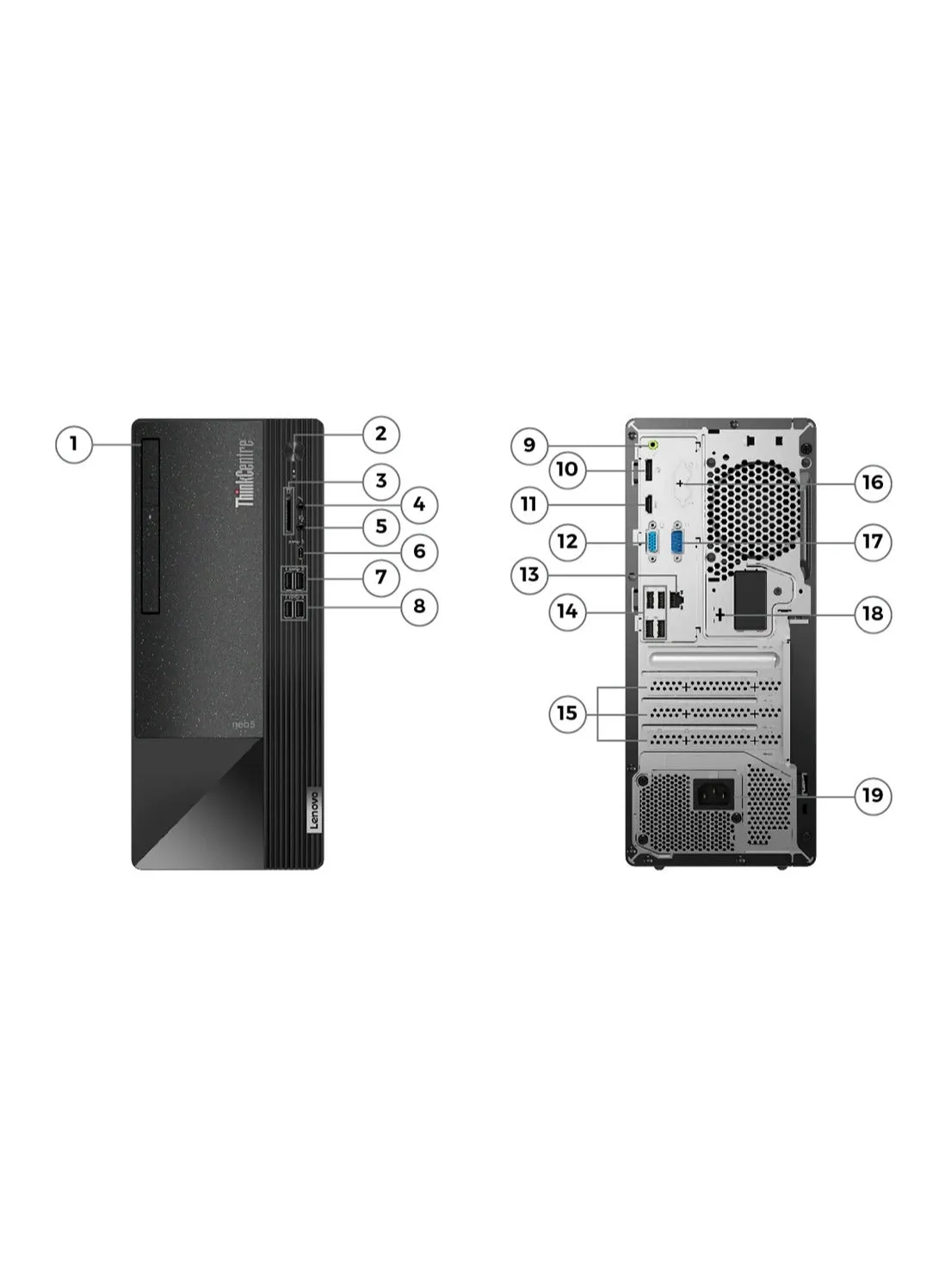 لابتوب ثينك سنتر نيو 50t G3 بمعالج كور i3-12100 وذاكرة وصول عشوائي رام دي دي ار فور سعة 8 جيجابايت ومحرك أقراص اس اس دي سعة 256 جيجابايت M.2 G4/بدون ويندوز وبطاقة رسومات انتل يو اتش دي مدمجة 730 أسود-2