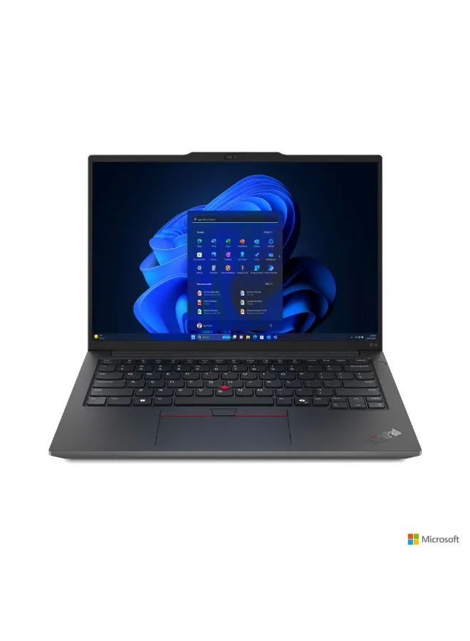 كمبيوتر محمول ThinkPad E14 بشاشة مقاس 14 بوصة (1920x1200)، ومعالج Core Ultra 7-155H/ وذاكرة وصول عشوائي 16 جيجابايت/ ومحرك أقراص SSD سعة 512 جيجابايت/ وبطاقة رسومات Intel Iris XE/ ونظام تشغيل DOS (بدون نظام تشغيل Windows)/-1