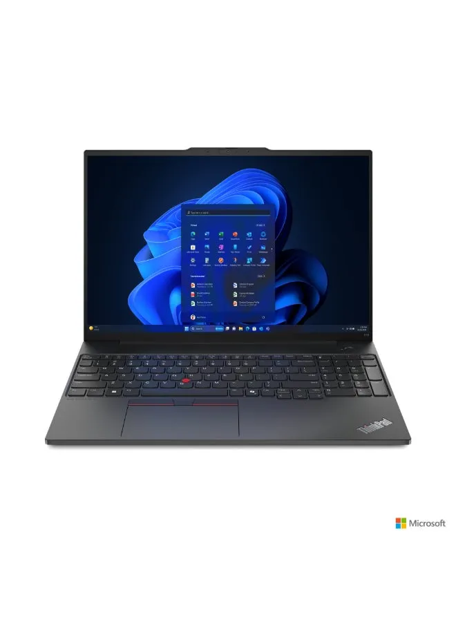 كمبيوتر محمول ThinkPad E16 بشاشة مقاس 16 بوصة (1920x1200)، ومعالج Core Ultra 5-125U/ وذاكرة وصول عشوائي 8 جيجابايت/ ومحرك أقراص SSD سعة 512 جيجابايت/ وبطاقة رسومات Intel Iris XE/ ونظام تشغيل DOS (بدون Windows)/-1