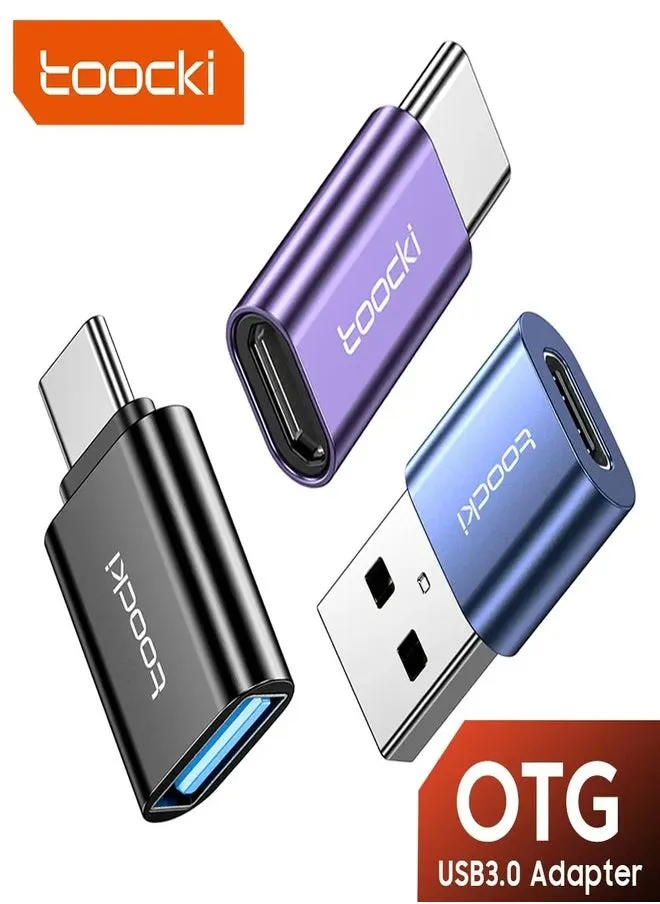 مجموعة محول من USB الى تايب C , مايكرو الى تايب C , تايب C الى USB.-1