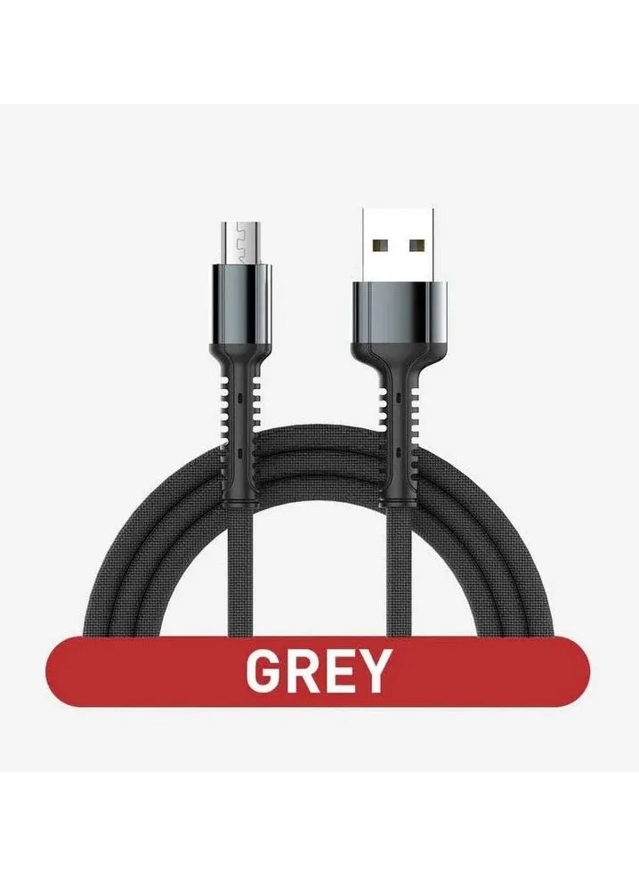 صلابة مايكرو USB كابل بيانات 1 متر مايكرو USB كابل شاحن المحمول النحاس الأساسية 6 مرات أقوى LS63-1