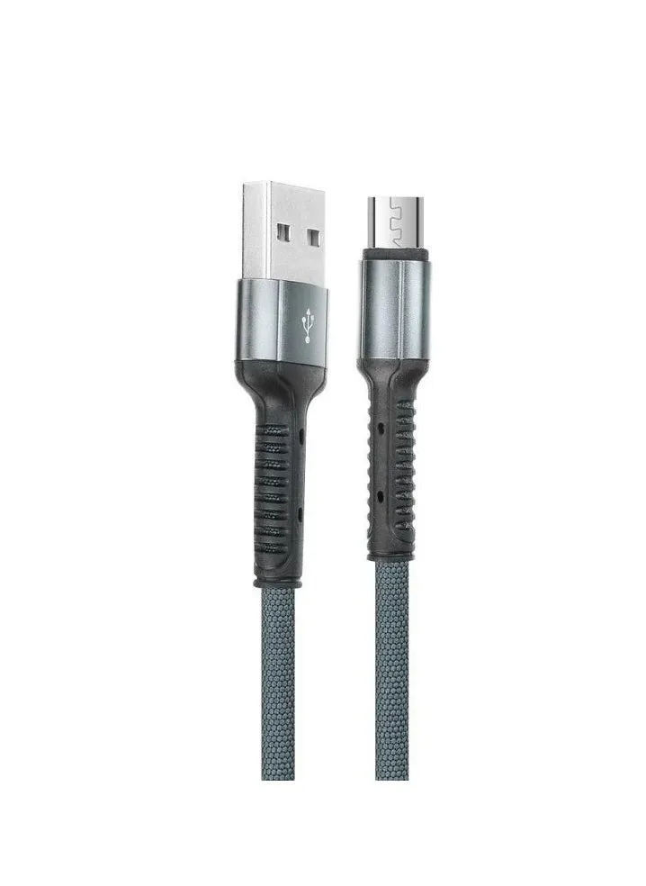 صلابة مايكرو USB كابل بيانات 1 متر مايكرو USB كابل شاحن المحمول النحاس الأساسية 6 مرات أقوى LS63-2