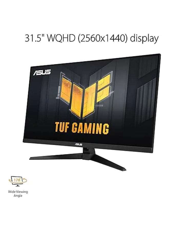 شاشة ألعاب Tuf Gaming VG32AQA1A عريضة 31.5 بوصة 170 هرتز 1 مللي ثانية WQHD 2560*1440، 90LM07l0-B02370 أسود-2