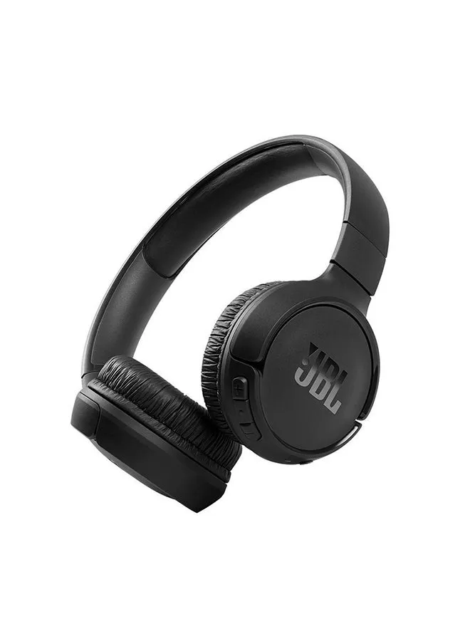 سماعات Tune 510Bt اللاسلكية فوق الاذن - Pure Bass - بطارية 40H - شحن سريع - USB سريع من النوع C - قابلة للطي أسود-1