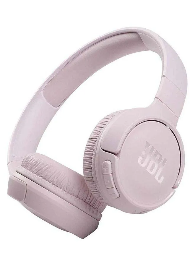 سماعات Tune 510Bt اللاسلكية فوق الأذن - Pure Bass - بطارية 40H - شحن سريع - USB سريع من النوع C -  قابل للطي وردي-1