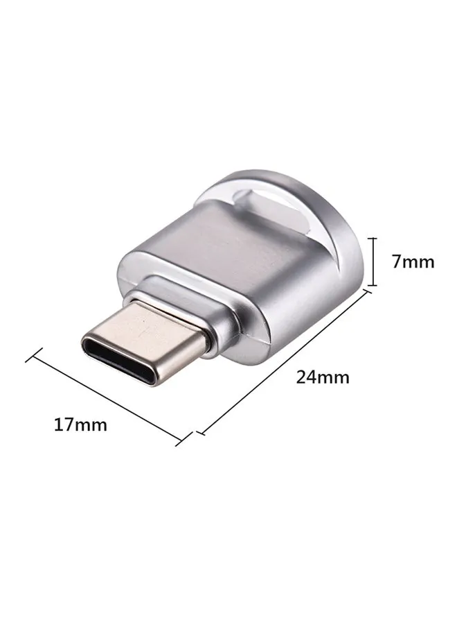 محول Type C وقارئ لبطاقات الذاكرة Tf/Sd-2