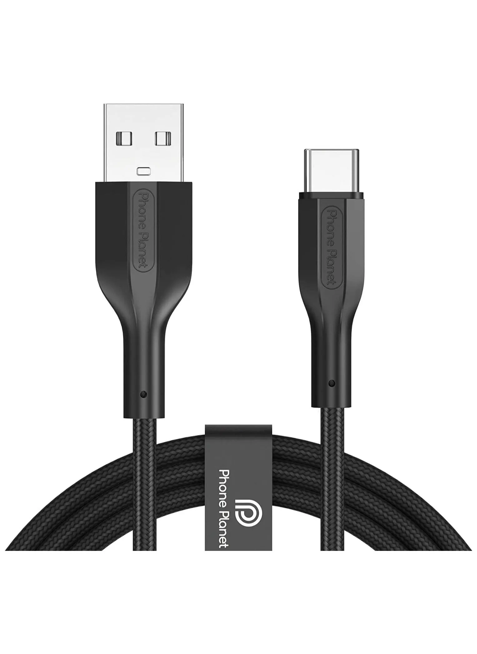 كيبل USB من النوع سي سريع 3 امبير، USB ايه الى سي للشحن ونقل البيانات السريع لجوال سامسونج جالاكسي S10 S9 S8، نينتيندو سويتش، هواوي P30 P20، ايباد برو، ماك بوك برو، لون اسود، 1.2 متر (3.9 قدم)-1