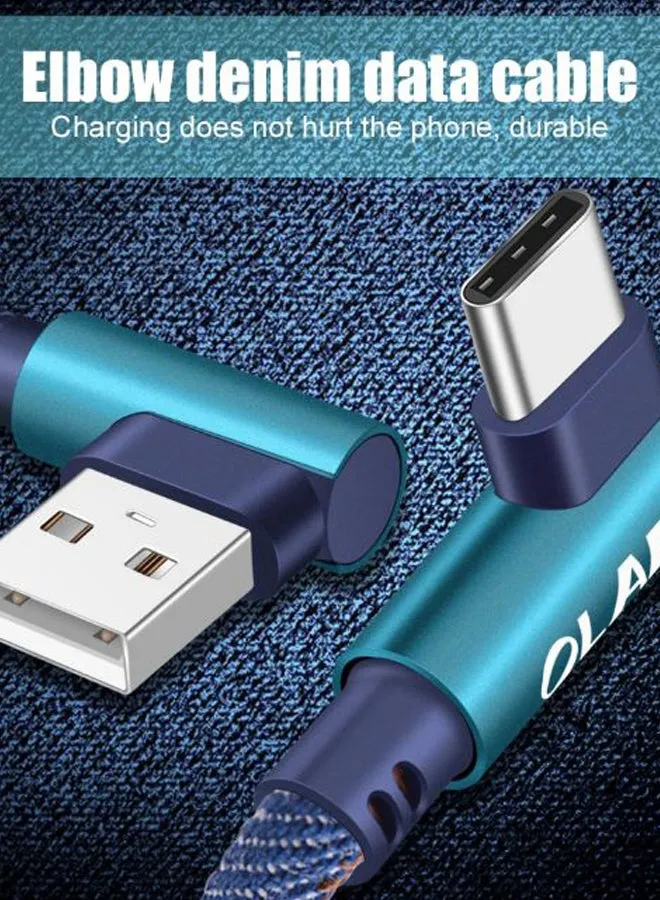 كابل باور لاين+ من USB-C إلى USB 3.0 أزرق-2