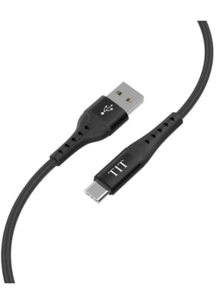 شاحن جوال USB إلى نوع  C كابل 1.2M من النوع USB إلى نوع  C شاحن سريع-1