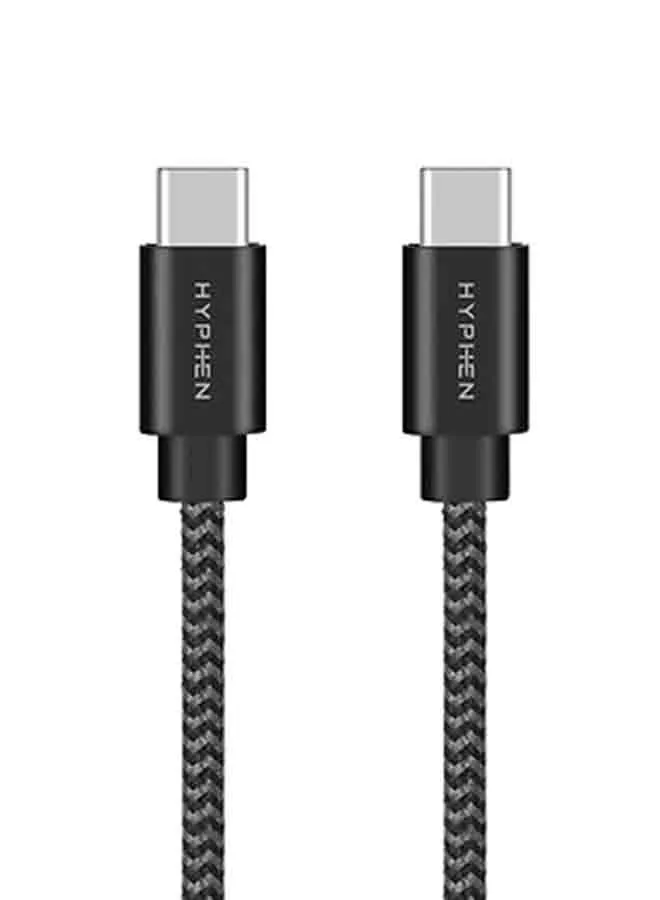 Type C to Type C Fast Charging Cable 100W 1M Black-1