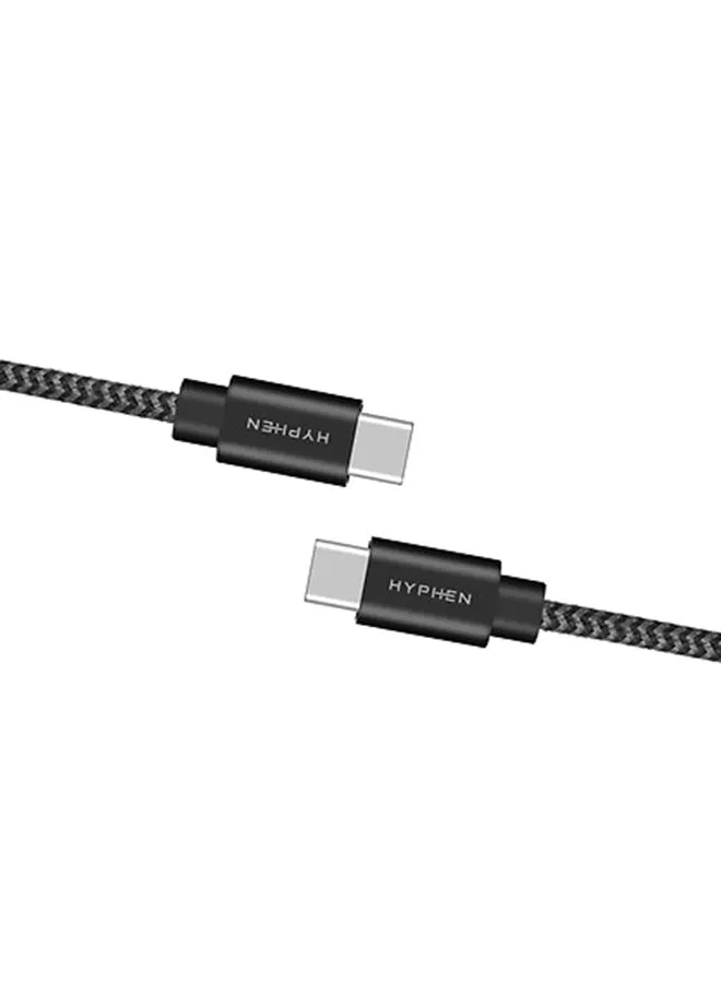 Type C to Type C Fast Charging Cable 100W 1M Black-2