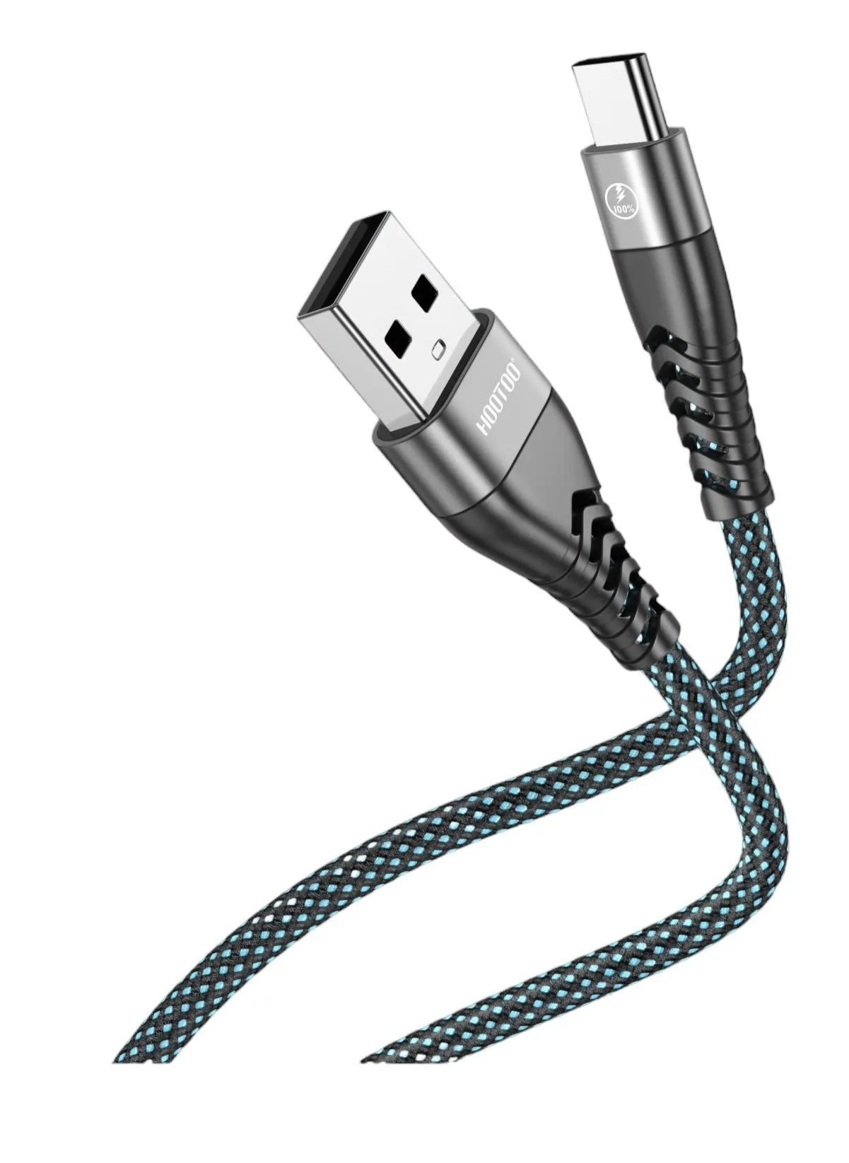 كيبل Type-C إلى USB متين ومجدول ويتحمل الالتواء-1