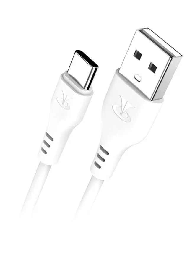 كابل بيانات نوع C إلى USB أبيض-1