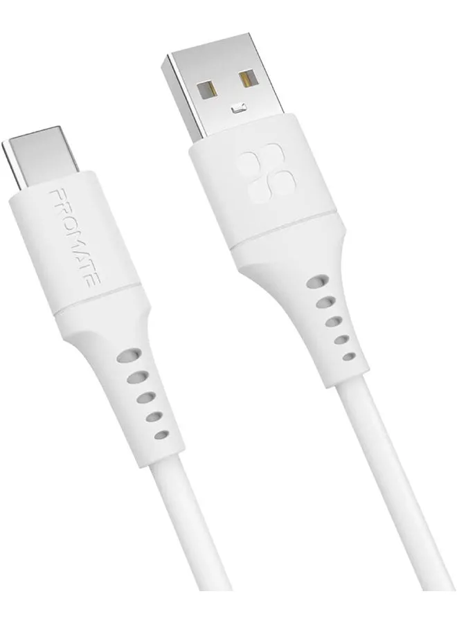 كابل سيليكون ناعم فائق السرعة من USB-A إلى USB-C بطول 2 متر-1