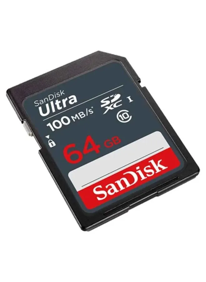 بطاقة Ultra SDXC UHS-I بسرعة 100 ميجابت في الثانية وذاكرة الكاميرا 64.0 جيجابايت 64 GB-2