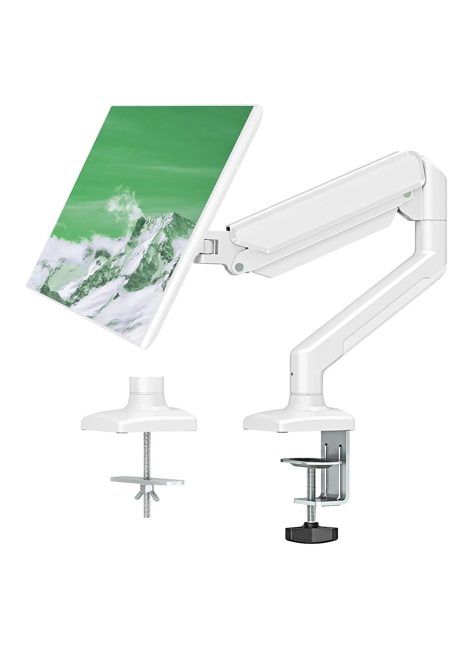 Universal Free Hovering Telescopic Arm Bracket 13-32 Inch Support Base Dual Screen Gas Spring Display Bracket-1