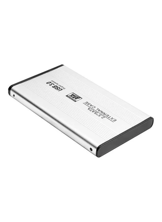 USB 3.0 External Hard Drive Silver-1