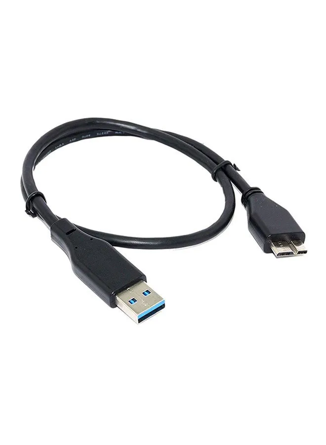 كابل قرص صلب USB 3.0 أسود-1