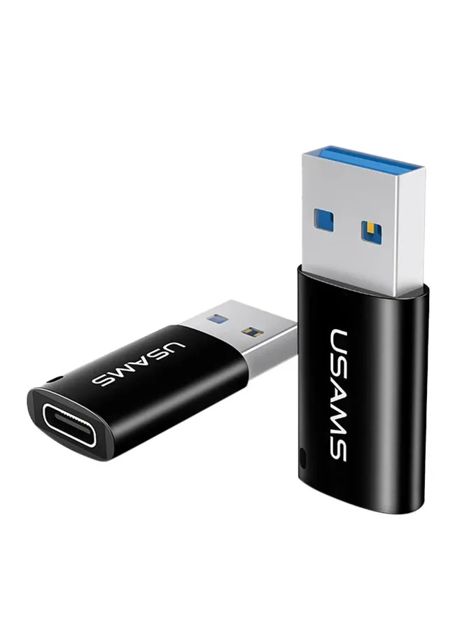 كابل وصل من USB 3.0 إلى Type-C 3.0 أسود-1