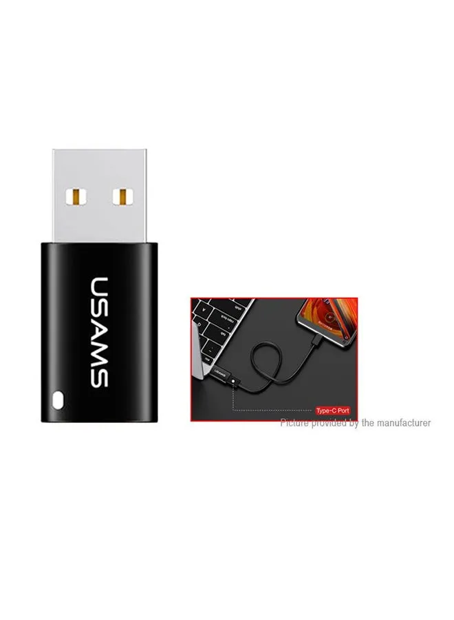 كابل وصل من USB 3.0 إلى Type-C 3.0 أسود-2