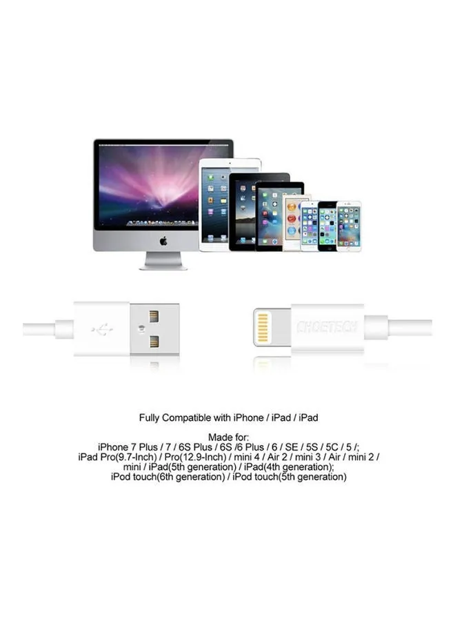 كابل شحن USB-A إلى Lightning بطول 1.8 متر-2