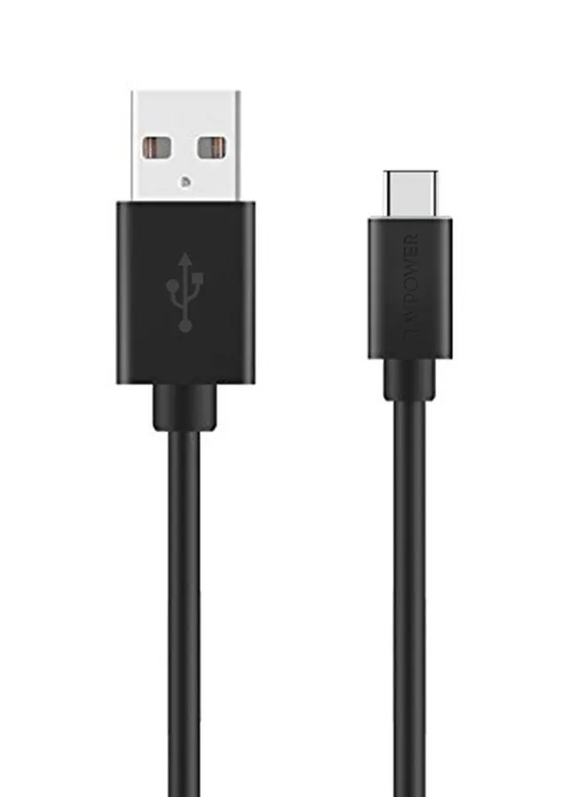 كابل شحن ومزامنة بيانات من USB-A إلى مايكرو USB أسود-2